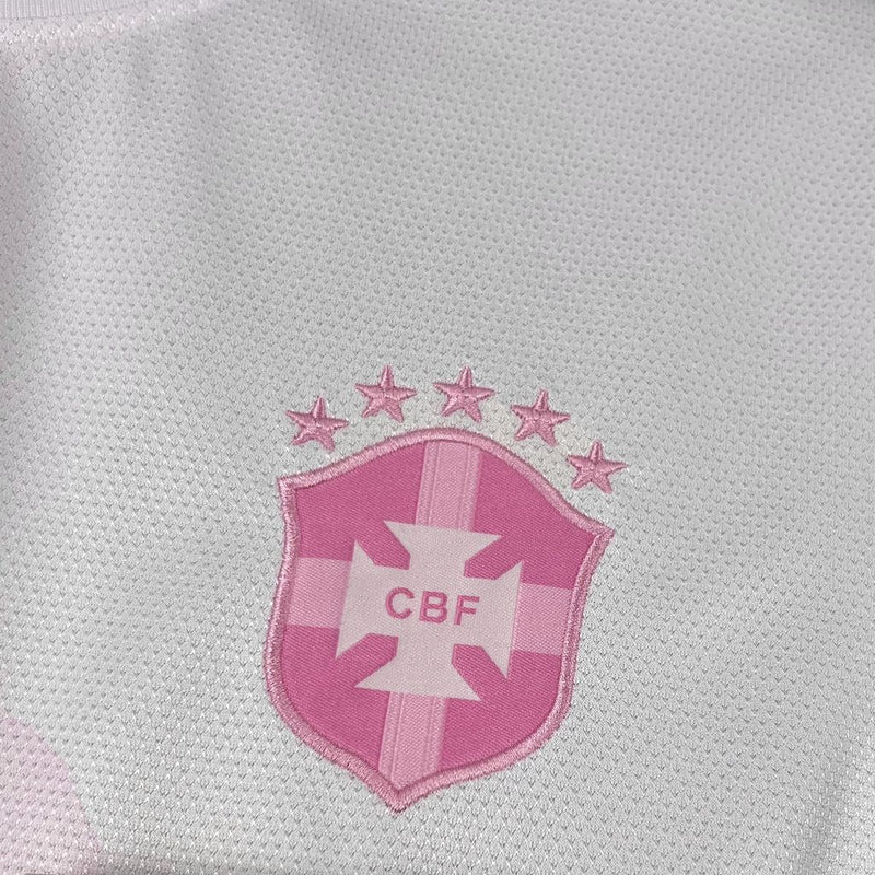 Camisa Brasil Edição Especial Cristo Redentor - Torcedor - Rosa
