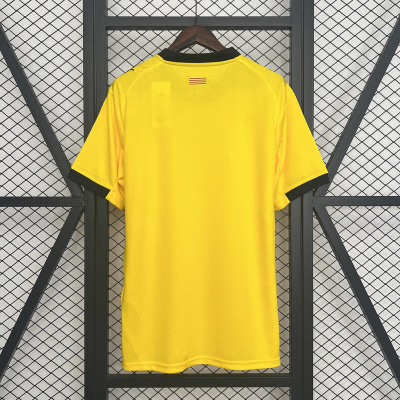 Camisa Girona 25/26 II Away - Torcedor - Amarela