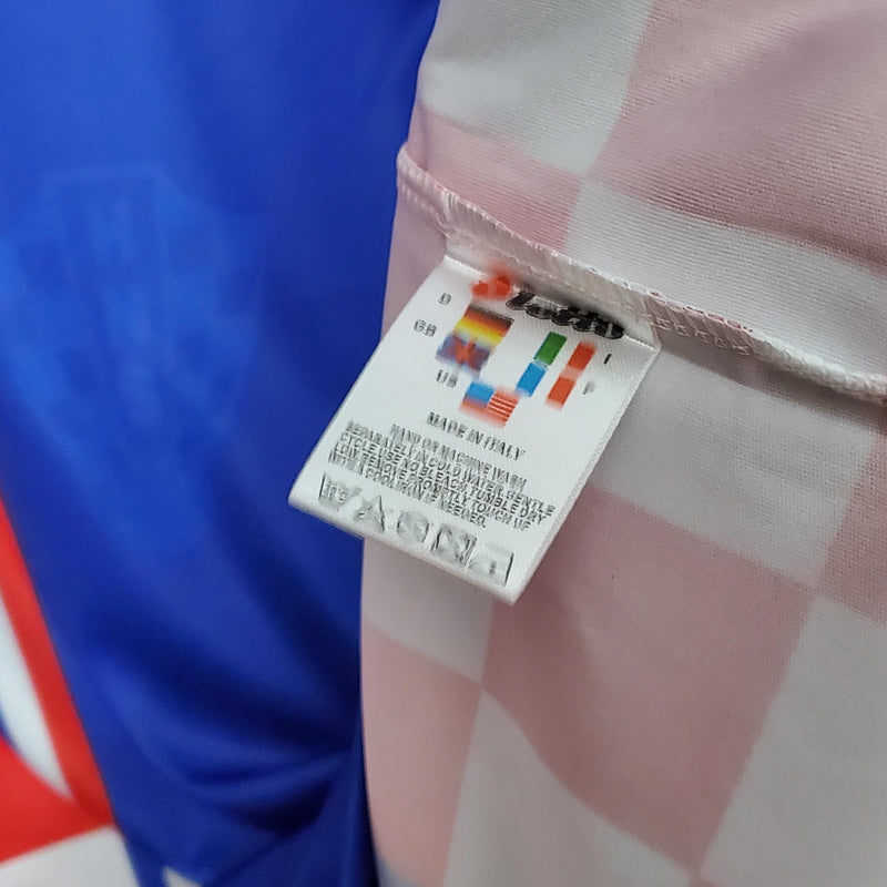 Camisa Retrô Croácia 1998 I Home - Lotto
