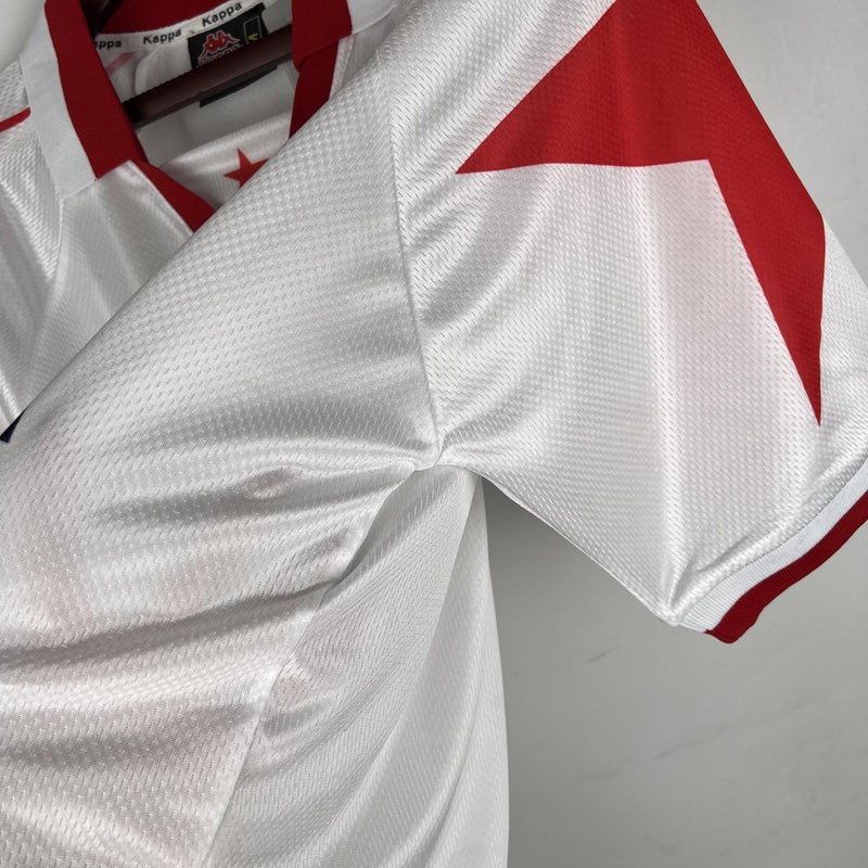 Camisa Retrô Estrela Vermelha 1995/1997 II Away - Branca - Kappa