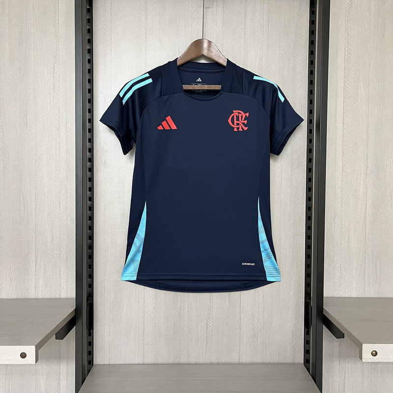 Camisa Flamengo 2025/26 Treino Azul Escuro - Feminina