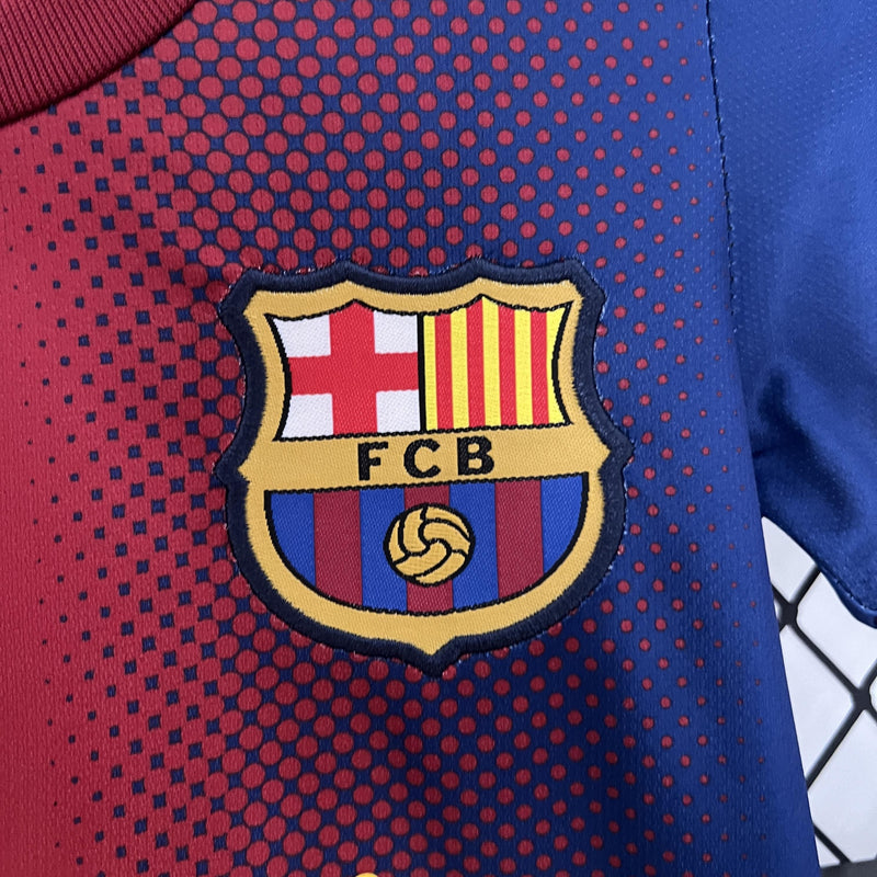 Conjunto Infantil Retrô - Barcelona 2012/13 I Home