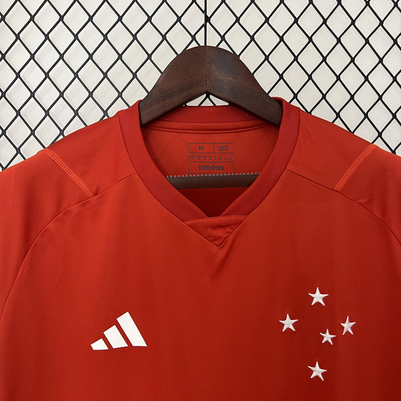 Camisa Cruzeiro 2024/25 Treino Vermelha - Torcedor