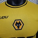 Camisa Wolves 2024/2025 I Home - Jogador - Amarela