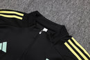 25/26 Conjunto Treino Juventus - Frio Zíper Curto - Preto