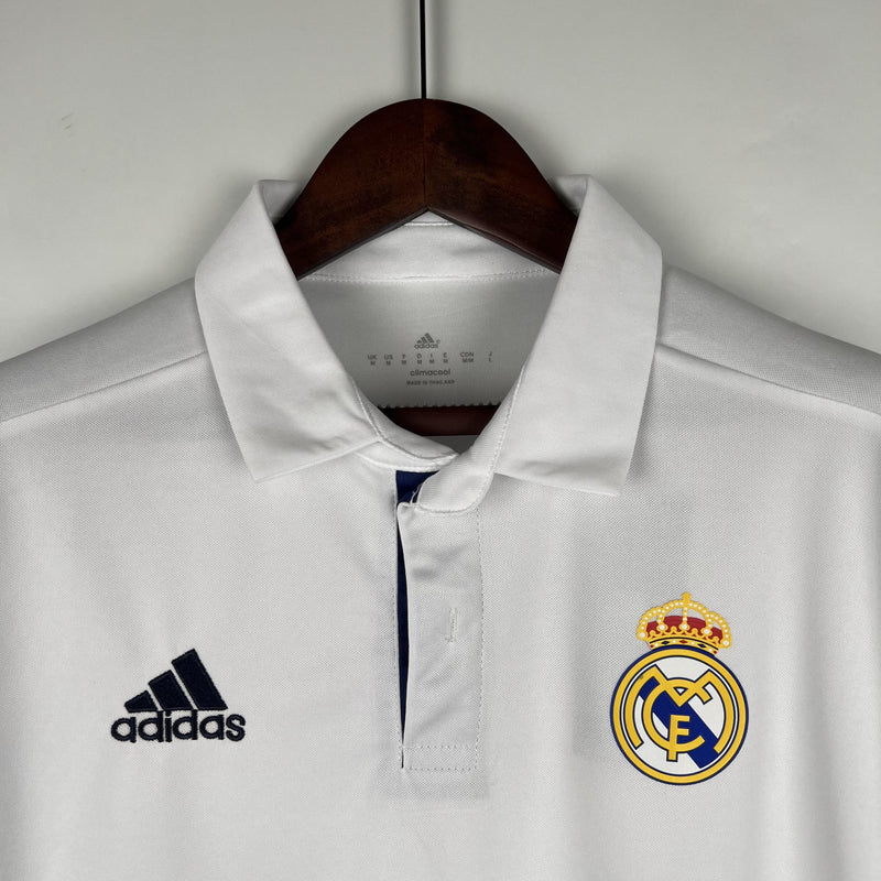 Camisa Retrô Real Madrid  2016/2017 I Home - Adidas