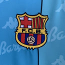 Camisa Retrô Barcelona 1996/1997 II Away - Azul - Manga Longa Kappa