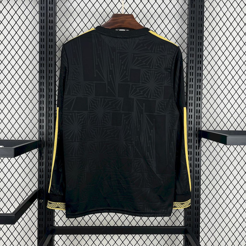 Camisa México de Ouro 25/26 - Torcedor Manga Longa - Preta