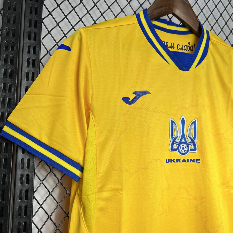 Camisa Ucrânia 2024/25 Euro I Home - Torcedor