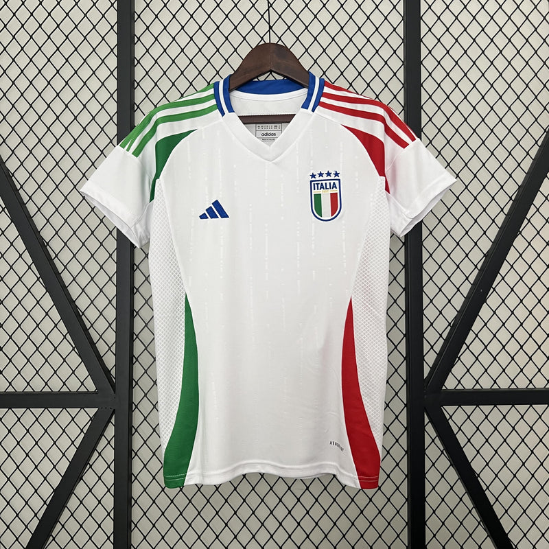 Camisa Itália 2024 II Away - Feminina - Branca