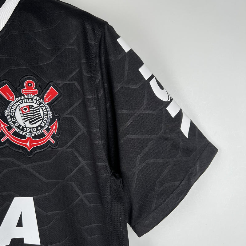 Camisa Retrô Corinthians 2008 II Away - Preta - Nike