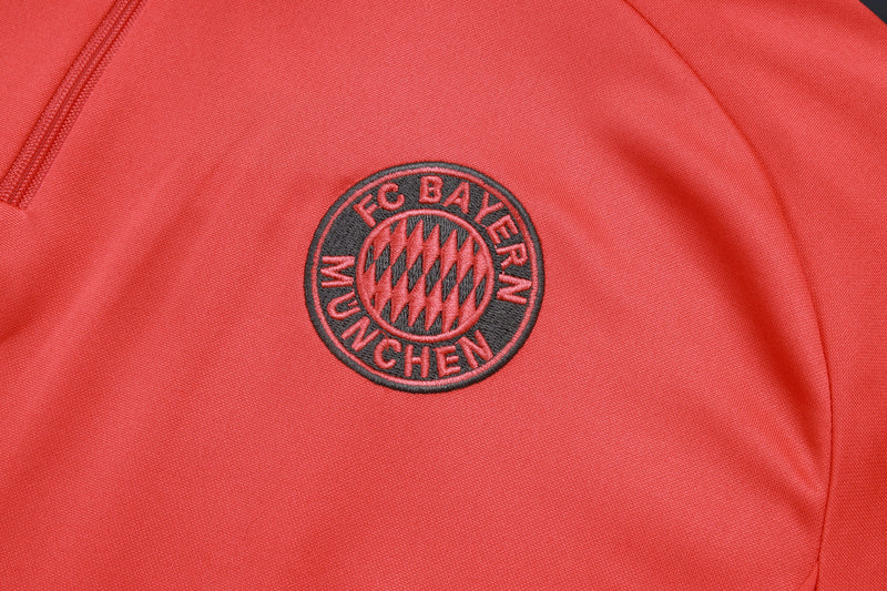 25/26 Conjunto Treino Bayern de Munique - Frio Zíper Longo