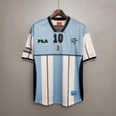 Camisa Retrô Maradona Argentina 2001 Comemorativa