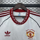 Camisa Retrô Manchester United 1991 Away - Branca