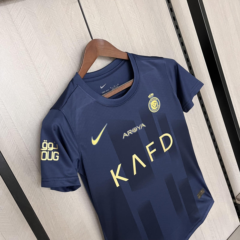 Camisa Al Nassr 23/24 II Away - Feminina - Azul