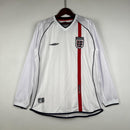 Camisa Retrô Inglaterra 2002 I Home - Manga Longa Umbro
