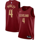 Camisa NBA Evan Mobley - Cleveland Cavaliers - 22/23 Bordô - Edição Ícone