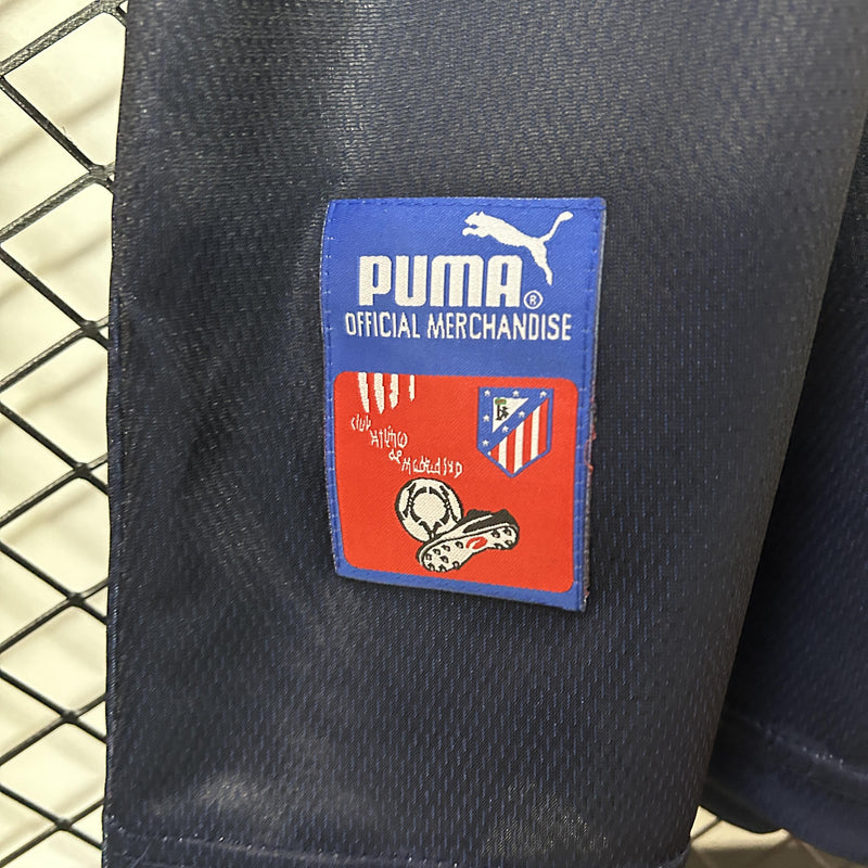 Camisa Retrô Atlético de Madrid 1997/1998 II Away - Azul - Puma