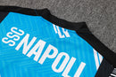 24/25 Conjunto Treino Napoli - Zíper Curto - Azul