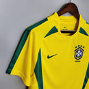 Camisa Retrô Brasil 2002 I Home - Amarelinha - Nike