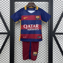 Conjunto Infantil Retrô - Barcelona 2015/16 I Home
