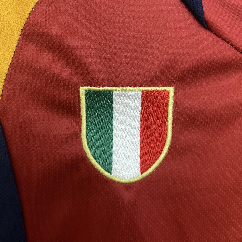 Conjunto Infantil Retrô - Roma 2001/02 I Home
