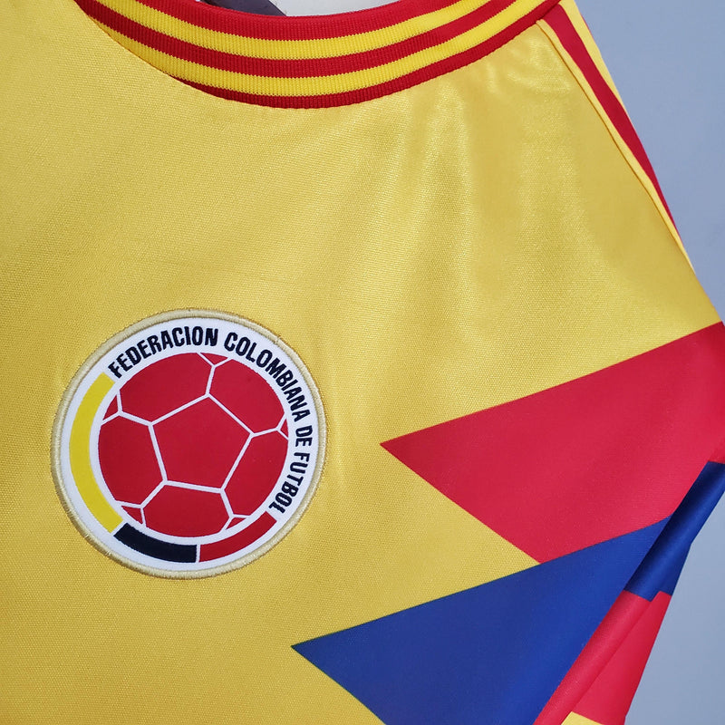Camisa Retrô Colômbia 1990 I Home - Adidas