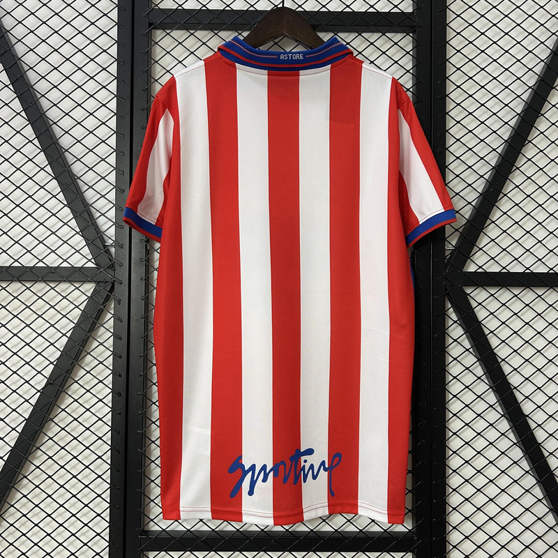 Camisa Retrô Sporting Gijon 2001/2002 I Home - Astore