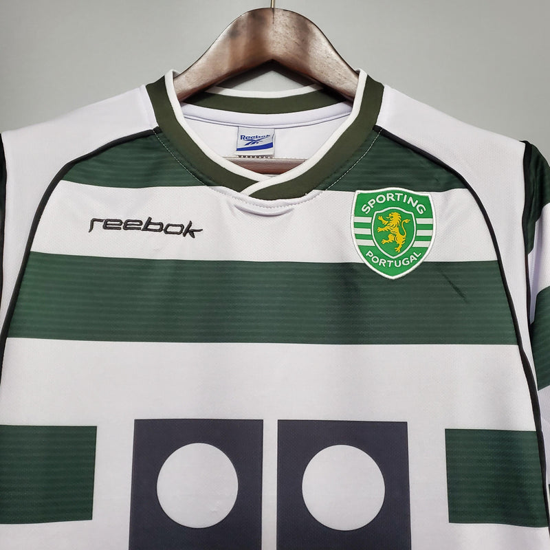 Camisa Retrô Sporting 2001/2003 I Home - Reebok
