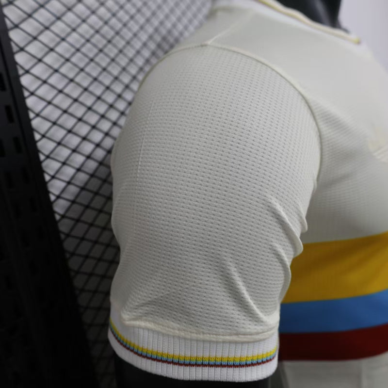 Camisa Colômbia Aniversário 100 Anos - Jogador - Branca