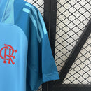 Camisa Flamengo 2025/26 Treino - Azul Claro - Torcedor