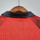 Camisa Retrô Manchester United 1996 I Home - Manga Longa Umbro