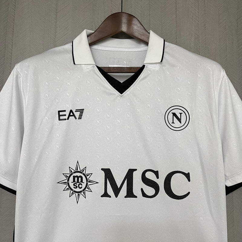 Camisa Napoli 2024/25 II Away - Torcedor - Branca