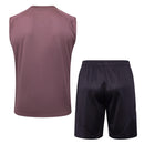 24/25 Conjunto Treino Arsenal Regata - Roxo Aurora