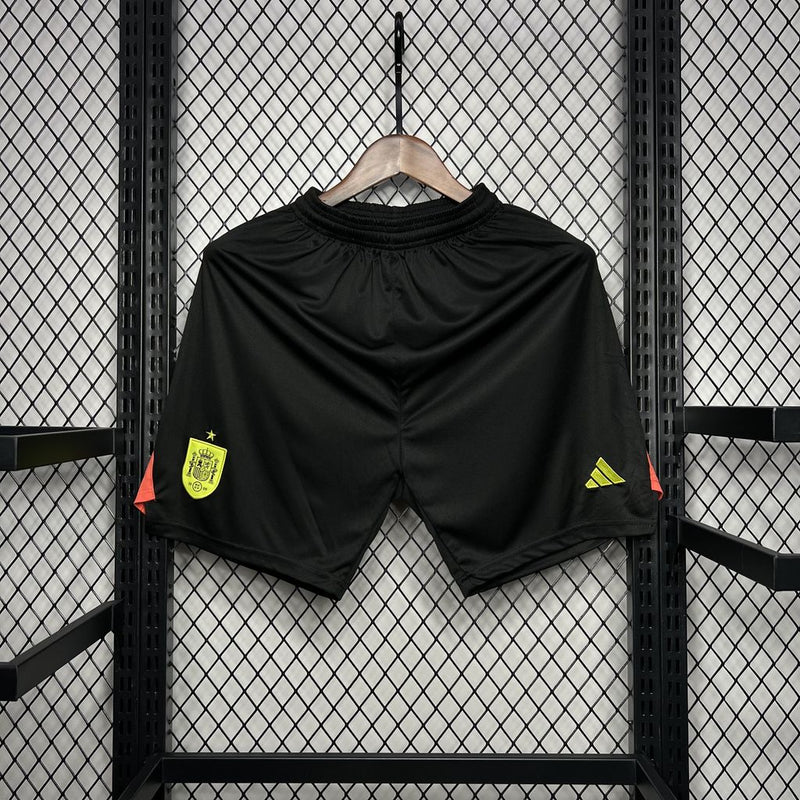 Short Espanha Euro 2024/2025 Goleiro - Preto
