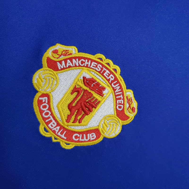 Camisa Retrô Manchester United 1985/1986 II Away - Azul - Adidas
