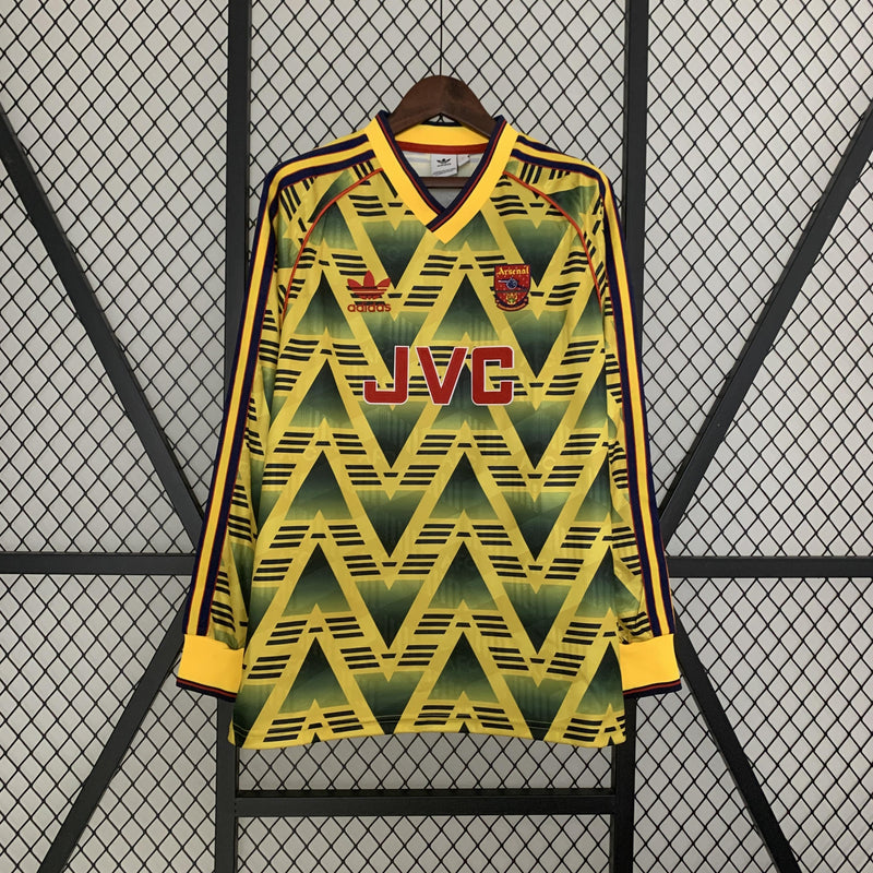Camisa Retrô Arsenal 1991/1993 II Away - Amarela