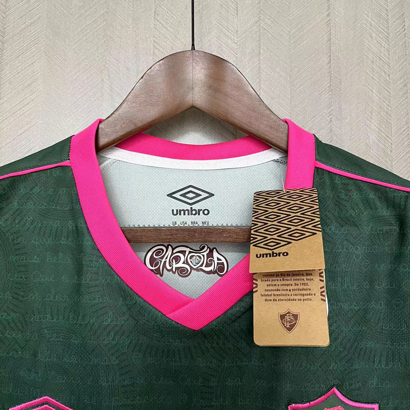 Camisa Fluminense 2024/25 III Cartola - Feminina - Verde