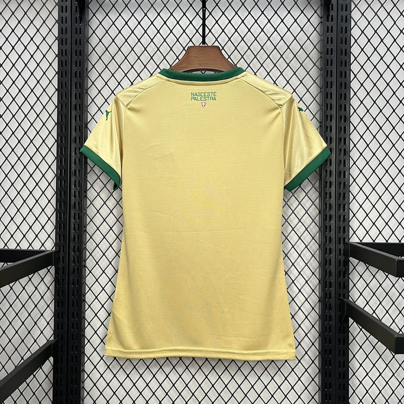 Camisa Palmeiras 2024/25 III Third - Feminina - Dourada