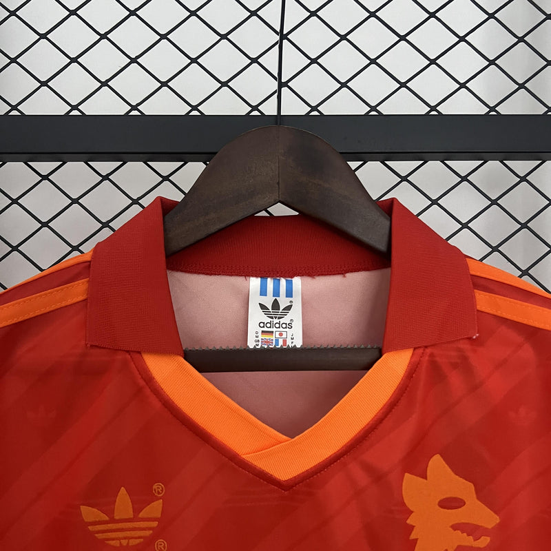 Camisa Retrô Roma 1992/1994 III Third - Vermelha - Adidas
