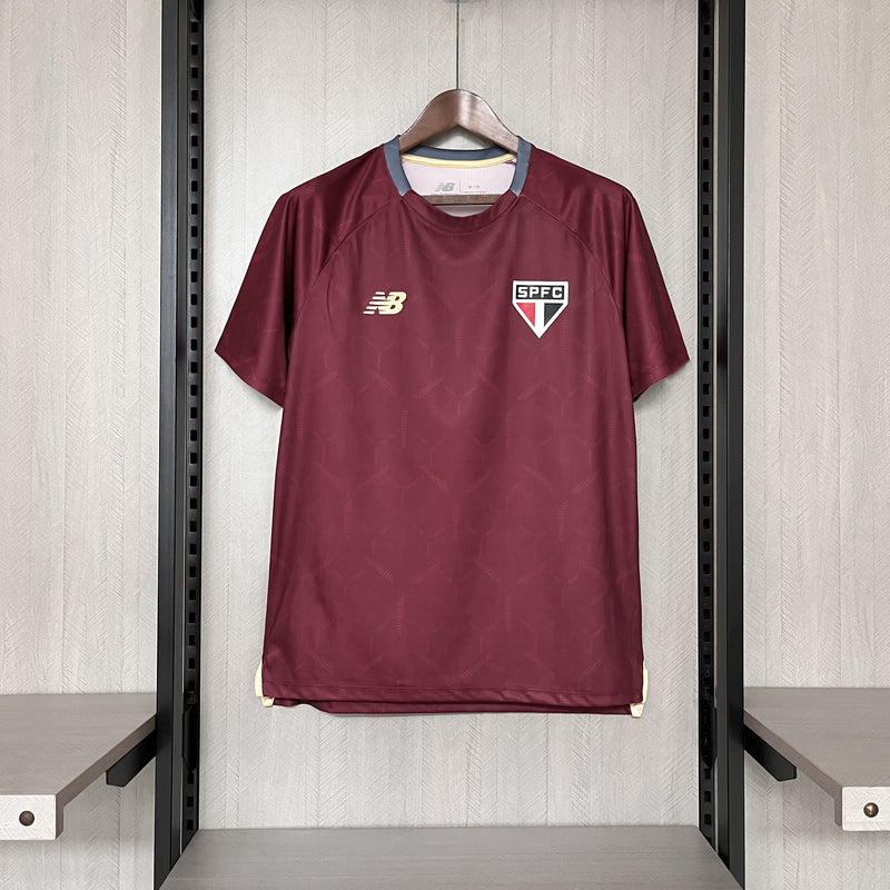 Camisa São Paulo 25/26 Treino - Torcedor - Vermelha