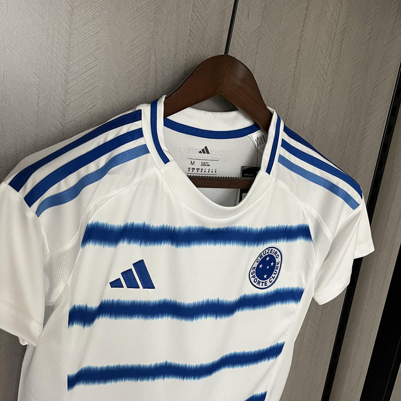Camisa Cruzeiro 2025/26 II Away - Torcedor - Branca - Feminina