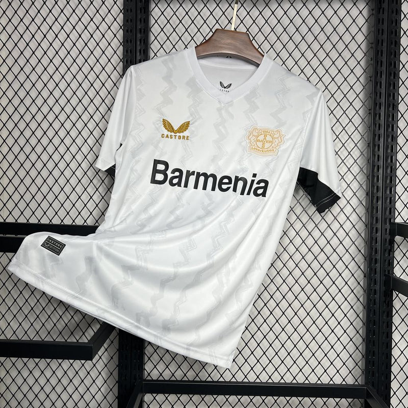 Camisa Bayer Leverkusen 2024/25 II Away - Torcedor - Branca
