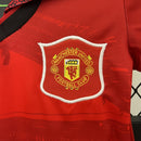 Conjunto Infantil Retrô - Manchester United 1994/96 I Home
