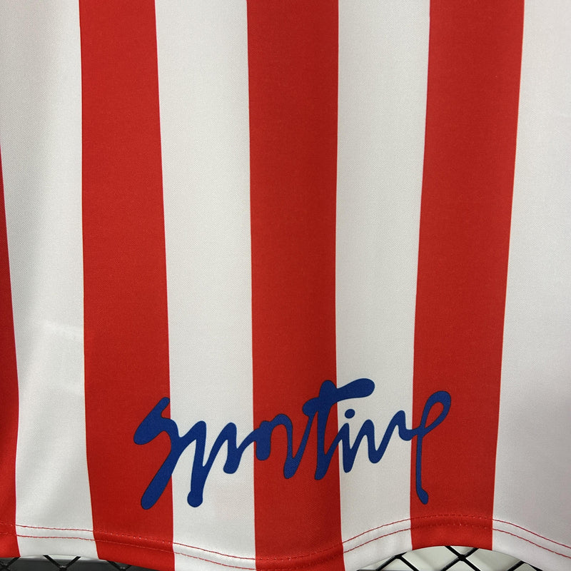 Camisa Retrô Sporting Gijon 2001/2002 I Home - Astore