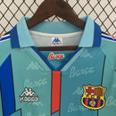 Camisa Retrô Barcelona 1996/1997 II Away - Azul - Manga Longa Kappa