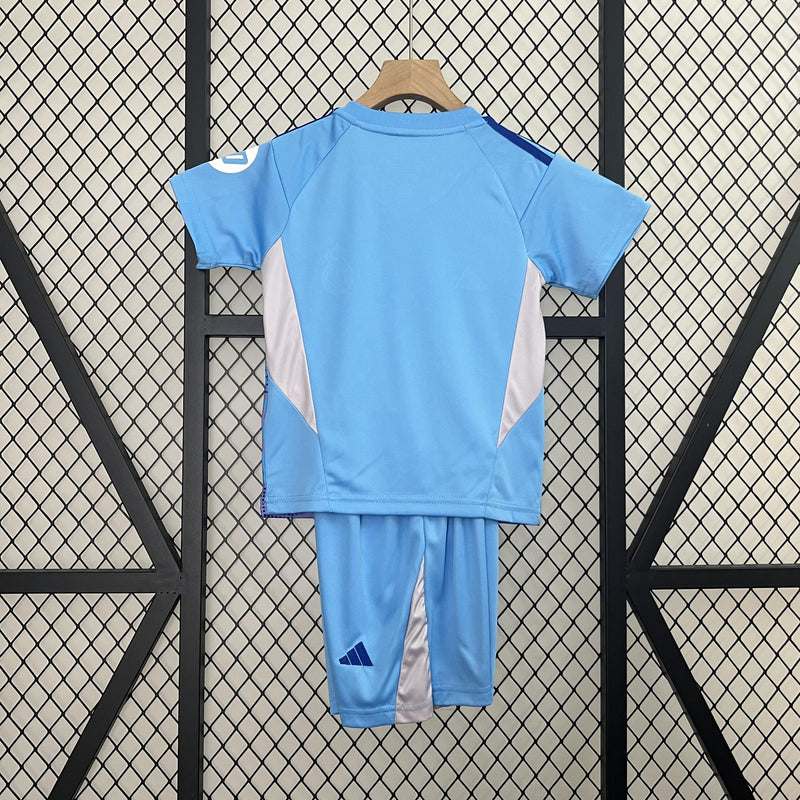 Conjunto Infantil - Real Madrid Goleiro Azul 24/25