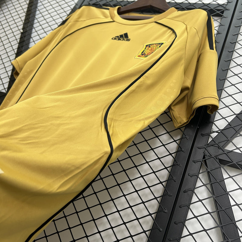 Camisa Retrô Espanha 2008 II Away - Dourada