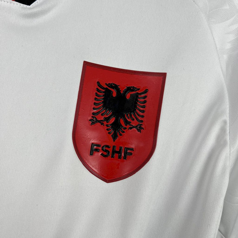 Camisa Albânia 2025/26 II Away - Torcedor - Branca