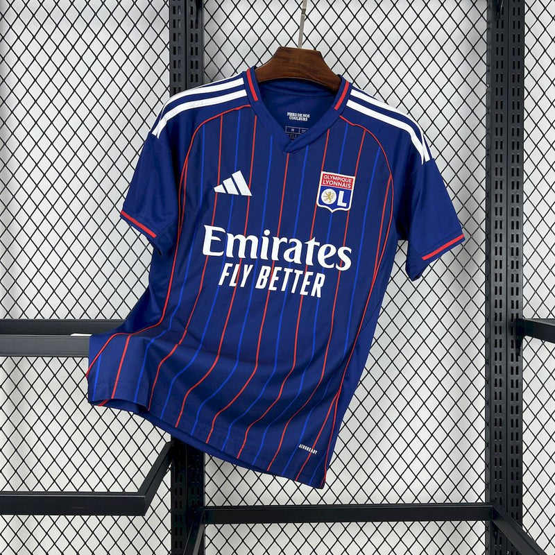 Camisa Lyon 2025/26 II Away - Torcedor - Azul